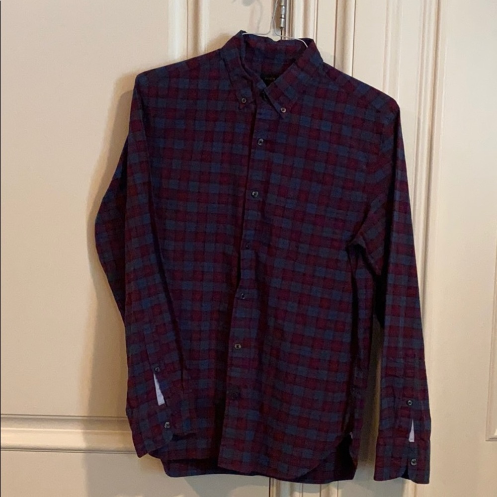 J.Crew purple and blue button down